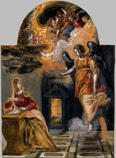 GRECO, El Annunciation Spain oil painting art